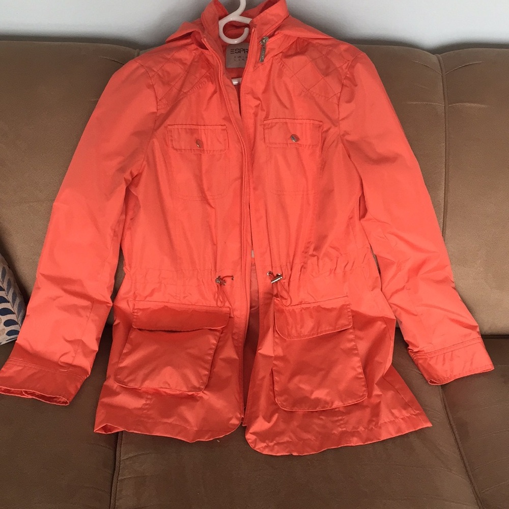 Peach/pink Esprit rain jacket